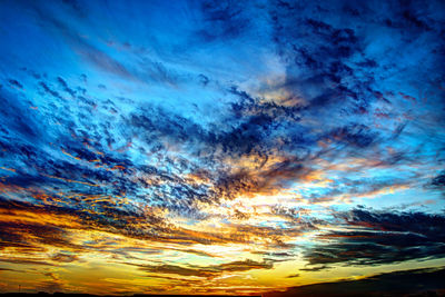 Scenic view of cloudy sky