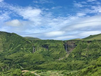 Scenic view of landscape against sky