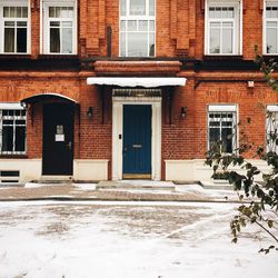 Houses in winter