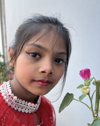 Close-up of young girl 