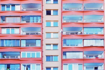 Full frame shot of residential building