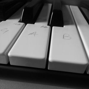 Close-up of computer keyboard