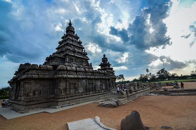 Old temple against sky