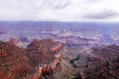 Aerial view of landscape