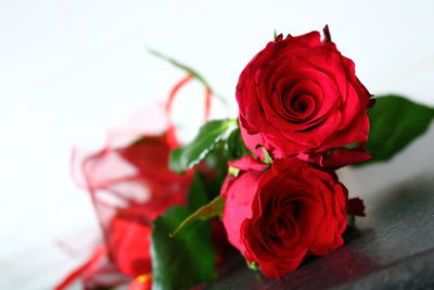 Close-up of rose bouquet