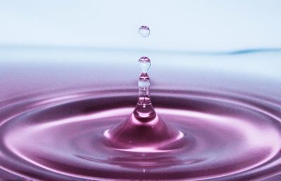 Close-up of water drop