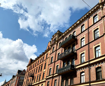 Low angle view of building against sky