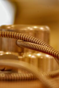 Close-up of wicker basket on table