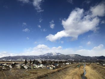 Panoramic view of landscape against sky