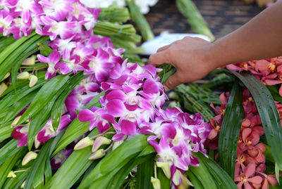 Close-up of pink flower bouquet