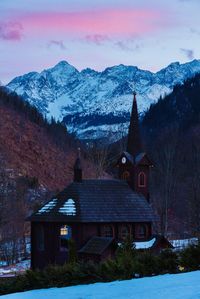 Low angle view of church