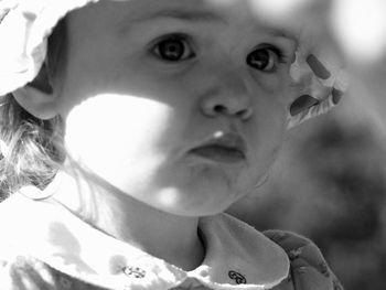 Close-up portrait of boy