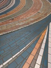 High angle view of place roof