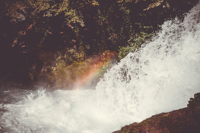 View of waterfall