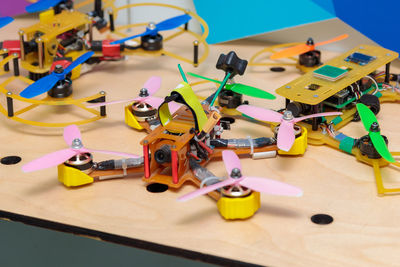 Various mini drone designs for high-speed flights