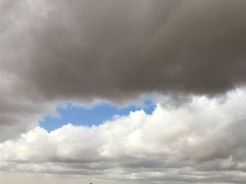 Low angle view of storm clouds in sky