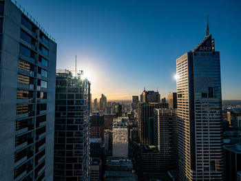 Modern buildings in city