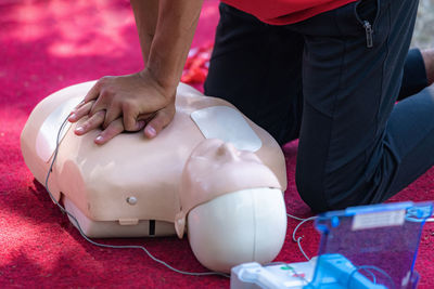 First aid cpr medical training
