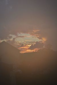 Scenic view of sky during sunset