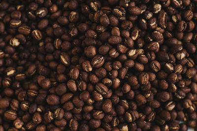 Full frame shot of coffee beans