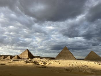 Scenic view of desert against sky