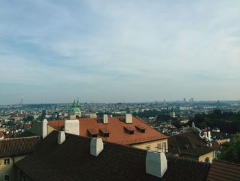 Cityscape against sky