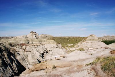 View of rock formations