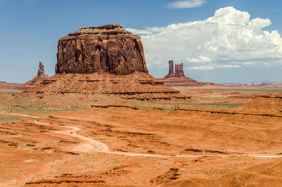 Rock formations in desert