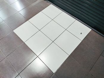 Full frame shot of tiled floor