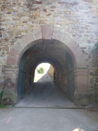 Entrance of old building