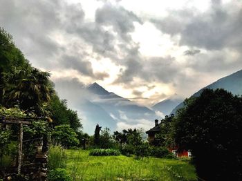 Scenic view of landscape against sky