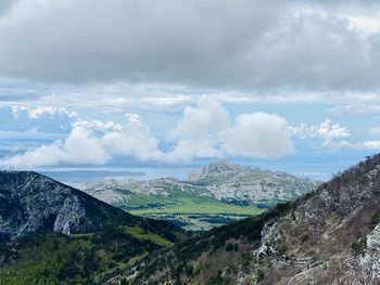 Panoramic view of landscape against sky