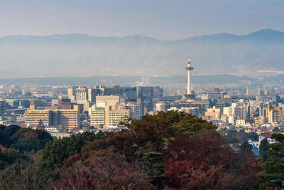 View of cityscape against sky