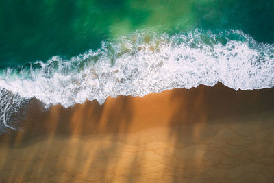 Scenic view of sea waves