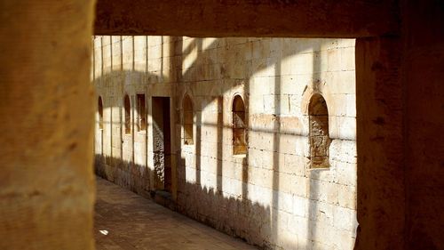 Interior of old building