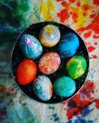 Close-up of multi colored objects