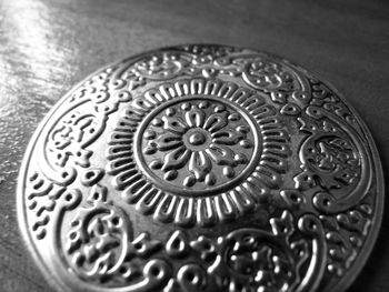 Close-up of metal