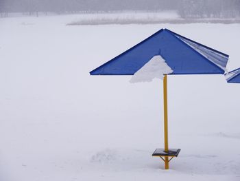 Snow covered landscape