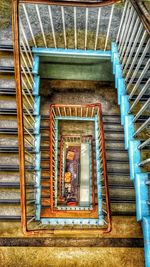 Staircase of old building