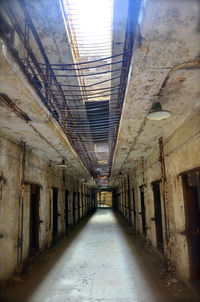 View of corridor of building