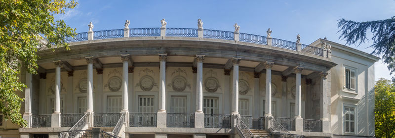 Low angle view of building against sky