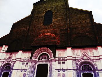 Low angle view of church against sky