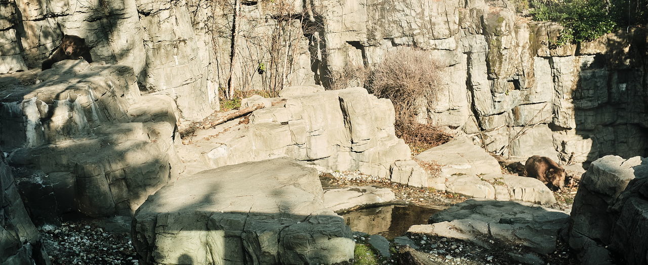 VIEW OF ROCK FORMATIONS