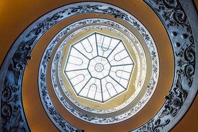 Low angle view of ceiling