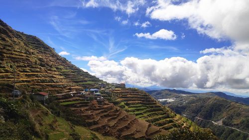 Panoramic view of landscape against sky