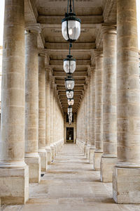 Pathway and columns