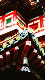 Low angle view of temple