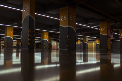 View of train at railroad station