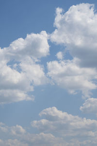 Low angle view of clouds in sky