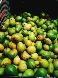 Close-up of fruits for sale in market